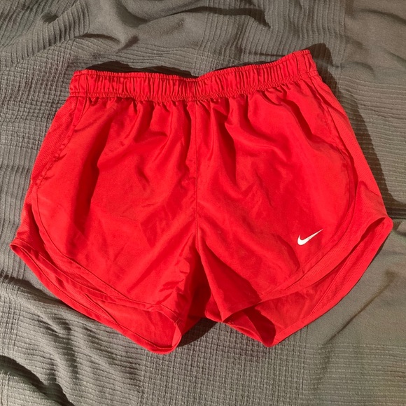 Nike Pants - ALL RED Nike Running Shorts